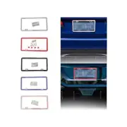 Car License Plate Frame with Rhinestones Easy to Install Number Plate Holder