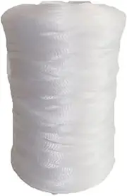 Plastic Mesh Bag, for Semi-Finished Products Into Roll Mesh Cutting Rope Mesh Packaging Vegetables Fruits and Dried Fruit Storage Bags (Color : White, Size : Length 200M)
