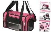 Pet Dog Cat Carrier Bag for Medium Small Dog Cat with Washable Cozy Bed