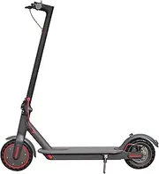 [Lenoxx] Folding Electric Scooter - 8.5" Inch Tyre, Rechargeable 350W Motor with Max 35km Long-Range Battery - 3 Speed Settings, Lightweight Easy Fold-n-Carry Shock Absorption with LED Headlights- Black