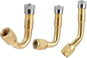 Car Truck Bike Pump Valve Extender Stems 90 Degree Bend for Hard to Reach Valves