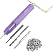 Steel Thread Inserts,50pcs Stainless Steel Coiled Wire Helical Screw Thread Inserts M3 X 2D,M3 Steel Wire Insert Installation Kit for Automotive Repairing