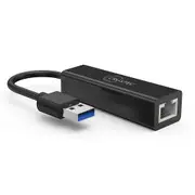 Cruxtec USB 3.0 to RJ45 Gigabit Ethernet Adapter (Black)