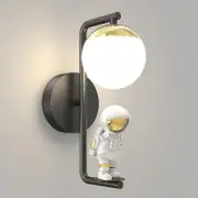 Wwxx Children's Wall Light Indoor Boy Wall Lamp Kids Led Wall Light Astronaut Decor Wall Lighting 3000k-6000k Adjustable Tri-color Light For Boy Gi...