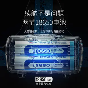 微笑鯊正品 K225 強光頭燈 led超亮黃光白光頭燈 18650 感應頭燈 USB充電 3檔變焦 防水戶外露營登山照明