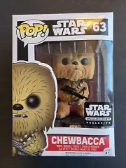 Funko Pop! Star Wars - Chewbacca #63 - Smuggler's Bounty Exclusive - Flocked