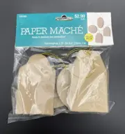 Paper Mache Flat Hangtags Ready to Decorate and Personalize 4 pc 1.75" - 3"