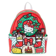 Hello Kitty and Friends Winter Wonderland Mini Backpack By Loungefly Red