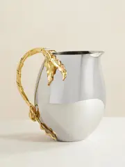 [L'Objet] L'Objet - Fern Gold-plated Stainless Steel Pitcher - Silver - One size One size Silver