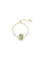 Anissa Kermiche Peridot Embellished 14kt Gold Ring - Light Green ONE SIZE