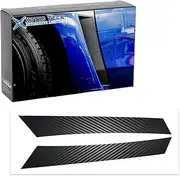 Xotic Tech 5D Carbon Fiber Style Fender Vent Overlays Vinyl Decal Trim for Subaru WRX STI 2015-2018