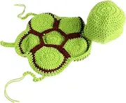 Healvian Costume Props Newborn Turtle Outfit Comfortable Stretchy Fabric Unique Turtle Shape for Photos