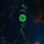 Glow in the Dark Gazing Ball Spiral, Wind Spinner Tail, Wind Spinners Stabilizer