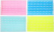 DRESSOOS 4pcs Long Nylon Exfoliating Body Scrubber Towel Korean Style Bath Cloth for Gentle Skin Care Breathable Wash Cloth for Effortless Shower Experience Soft Material for Back Cleansing