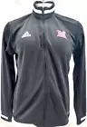 NEW Miami University Redhawks Adidas climacool Full Zip Black Track Jacket Men L