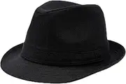 [HAMKVBPR] Men's Jazz Hat Unisex Classic Curled Jazz Hat for Men and Women Outdoor Sunshade Hat Mens Panama Hat