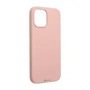 iPhone 14 Pro Soft Silicone Case Cover: Durable, Shock-Proof, Drop-Proof, Smooth Silky Exterior - Pink Sand