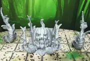 Patchmaster Pumpkin Patch Boss Monster Miniature Figure Dungeons & Dragons 28mm
