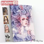 Paint By Numbers Kit Woman Abstract Brush Beginner DIY Acrylic Home Kids Wall
