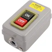 uxcell BS 230B AC500V 7.5KW SPST On/Off Control 3-Phase Locking Power Pushbutton Switch