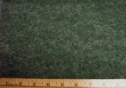 DEBBIE MUMM Fabric - Olive Green Crackle - by the HALF yard (18")