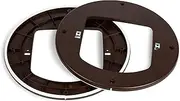 PetSafe Microchip Cat Flap Installation Adaptor, Easy Install, Glass Door and Walls, Brown