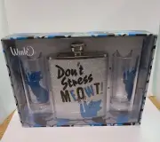 Wink Wild Eye Designs Cat Lovers Hip Flask Shot Glass Unique Gift