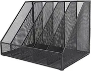Zerodis Office File Organizer 5 Metal Mesh Sections