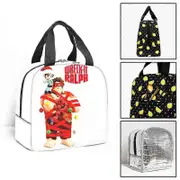 c1086 Wreck-It Ralph Children Lunch Bags Kids School Insulated Lunch Bag Portable Cooler Tote Food tbd1086