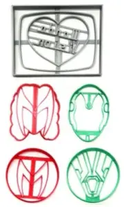 WANDAVISION TV WANDA VISION SCARLET WITCH SET OF 5 COOKIE CUTTERS USA PR1563