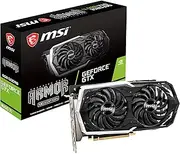 MSI Gaming GeForce GTX 1660 Ti 192-bit HDMI/DP 6GB GDRR6 HDCP Support DirectX 12 Dual Fan VR Ready OC Graphics Card (GTX 1660 TI Armor 6G OC)