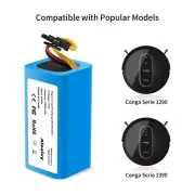 14.4V 14.8V 2600mAh Rechargeable Battery For Robot Sweeper Cecotec Conga 1390