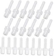 [ARTIBETTER] 60Pcs Shutter Repair Pins, Plastic Shutter Repair Tools, Repair Plantation Shutters Tool, Louver Spring Loaded Repair Pins, Shutter Window Replacement Parts