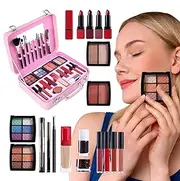 Makeup Kit for Teens - Large Capacity Make Up Kit Portable Cosmetic Set,Waterproof Dress-Up Accessories Long-Lasting Makeup Palettes for for Kids