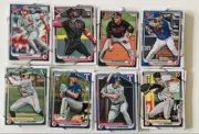 2024 Bowman Baseball Complete Base Set Prospects, Rookies & Vets 1-100 RC