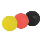 3 Pcs Hand Exercise Balls Squeeze Balls Stress Ball Yellow/Pink/Black