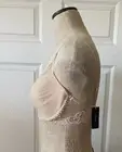 $68 NEW Natori FEATHERS Cosmetic Nude UW Contour Plunge Bra 32DDD