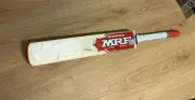 Brian Lara (West Indies) signed MRF "Cameo" Authentic Cricket Bat + COA