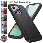 Fr iPhone 15 14 13 12 11Pro Max XS Shockproof Case Bumper Cover Hybrid TPU Cover