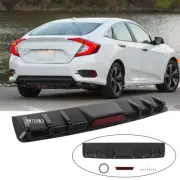 For Honda Civic Black Car Rear Lip Bumper Valance Diffuser Spoiler Body Kits AU (for: Honda Civic)