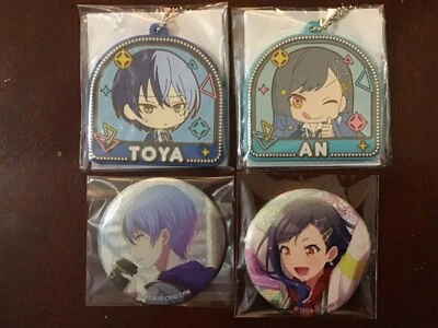 Aoyagi Toya Shiraishi An Vivid BAD SQUAD Project Sekai Button Badge Keychain