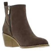 Draper James Ladies' Stacked Heel Boots, Brown, Size 6
