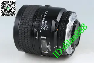 Nikon/尼康 AF Micro Nikkor 60mm F/2.8 微距單反鏡頭#46395