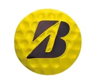 BRIDGESTONE GOLF cap marker GAG503 yellow Free Shipping with Tracking# New Japan