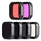 6-Pack Lens Filter Set for GoPro Hero 12 11 10 9 Black - ND8, ND16, ND32, CPL...