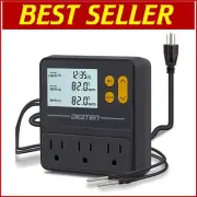 Advanced LCD Timer Thermostat for Reptiles with Individual Temperature Control