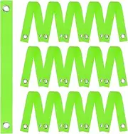 uxcell 16-Pack Tree Straps for Staking,1.5 Inch x 15.7 Inch Tree Support Straps Nylon Tree Strap for Leaning Tree Protection/Plant Support, Straightening[Fluorescent Green]