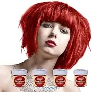 La Riche Directions Colour Hair Dye 4 Pack 88ml (Pillarbox Red)
