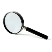 Magnifying Glass 10X Handheld Metal Frame 50mm Loupe