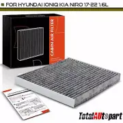 New Activated Carbon Cabin Air Filter for Hyundai Ioniq Kia Niro 2017-2022 1.6L (for: Kia)